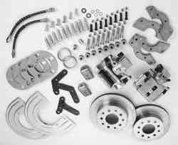 DISC BRAKES - Conversion Kits 133 and 134 series A 133 Will Fit 1970. Drum to disc brake conversion kit with single-piston cast iron calipers; power. Includes new disc brake spindles...1250.