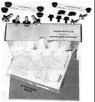 50 C7ZZ-6510182-BK 67/68 7 pieces LH...11.50 moulding clip kits AMK s Guide to Ford Fasteners 1955-73 Listing of over 10,000 items, history, finishes, measuring, grades and refinishing...29.