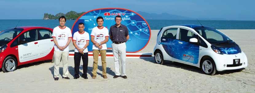 news Issue 1 2012 From L-R: EV Expert from MMC Mr. Takayuki Yatabe, COO of MMM En. Ali Mohamed, CEO of MMM Mr.