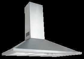 ducted range hoods only. Chimney extensions available for higher ceilings sold separately (VALWSE - White, VALBSE - Black, VALSSE - Stainless Steel).