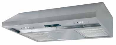Constructed of high quality grade 430 stainless steel. Can be ducted either horizontally or vertically with the included 3¼" x 10" duct collar and back draft damper (ducting available separately).