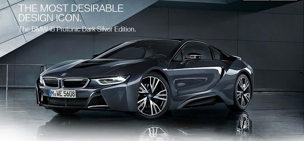 BMW i8 PROTONIC DARK SILVER EDITION. MY 17 SPECIAL PAINT.