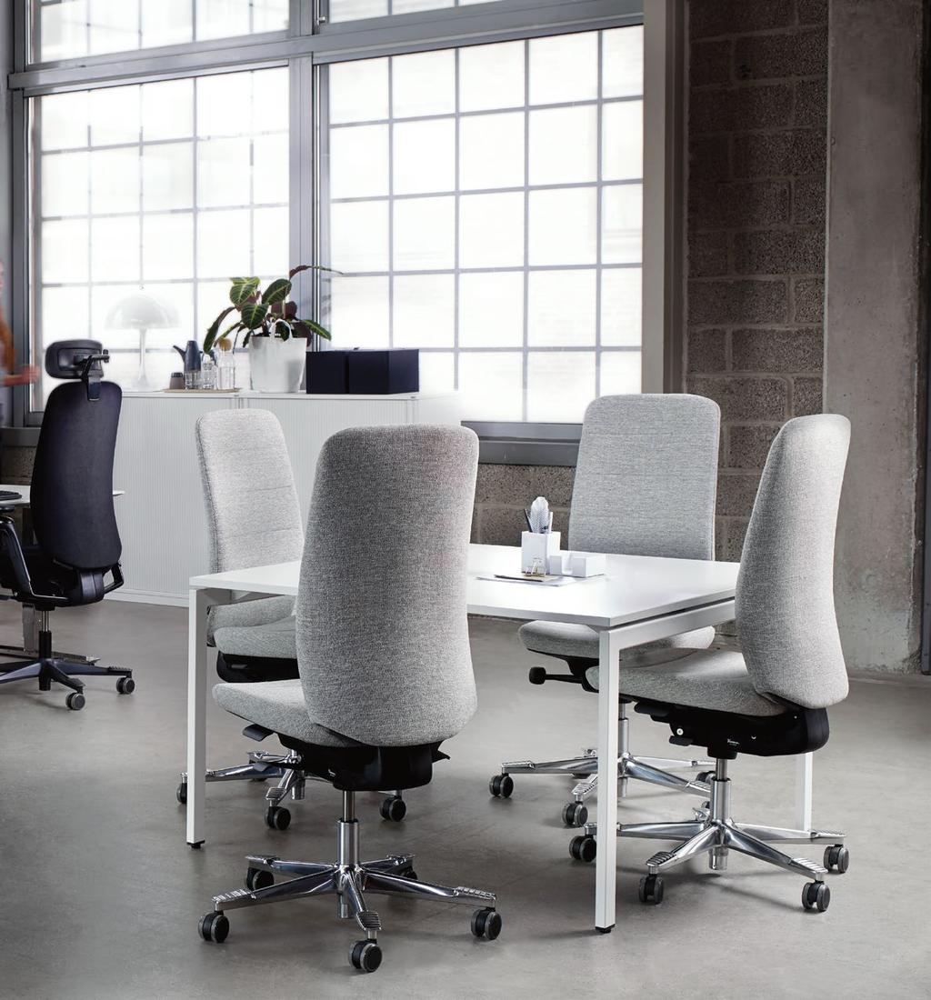 Capella 15 FOR A CREATIVE CLIMATE With its pure design, Capella suits many different types of working environments.
