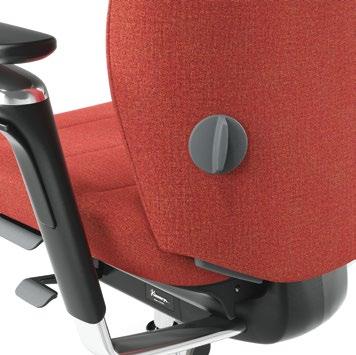 It is important to set the chair back height so that your lumbar back area is properly supported.