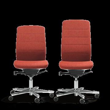 20 Capella FUNCTIONS & OPTIONS CHAIR TILT RESISTANCE The round lever allows you to