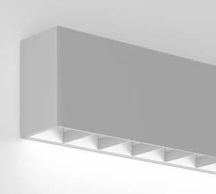Project Type Louver Notes PERFORMANCE PER LINEAR FOOT AT 3500K NOMINAL LUMEN OUTPUT INPUT WATTS* EFFICACY SHIELDING I/D UPLIGHT DOWNLIGHT Flush Spotless Lens - down Glo Lens - up Glo Lens up and down