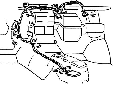 Chapter 10 Isuzu Testing Engine and Transmission Systems C A B Figure 10-4 1986 87 Trooper connectors and adapter A ALDL connector B Diagnostic connector C MULTI-1 adapter Diagnostic connector