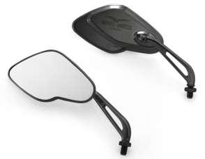 B064245 POLISHED REARVIEW MIRRORS Special rear view mirrors, made of machined steel with a chrome