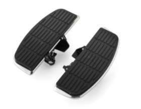 B064249 RIDER FLOORBOARDS These rider floorboards are made of mirror polished billet aluminum for less weight and