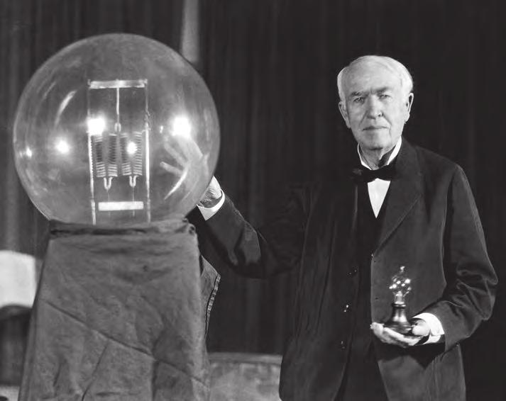 From Ideas to Inventions Besides the electric incandescent lamp, Thomas Edison invented hundreds of other electrical items.