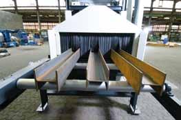 the highest performance variants of this machine type for blasting sheet metal and profiles.