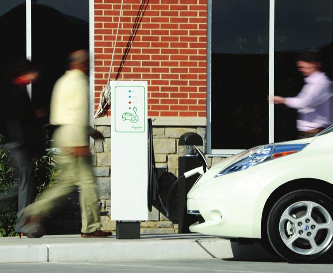 Electric Vehicle Charging Solutions Features and Specifications Schneider Electric EV charging stations are quick to install and user friendly.