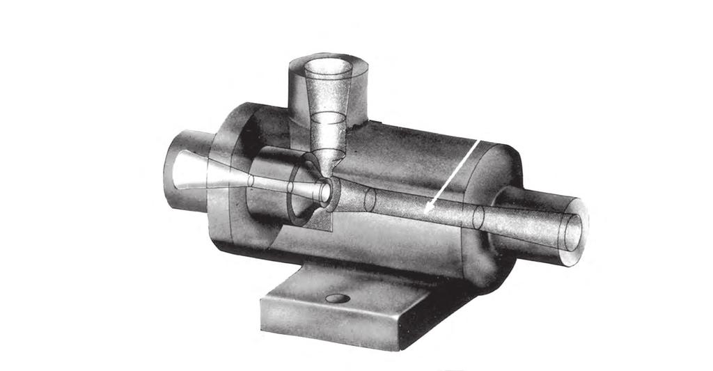 The vacuum required by the vacuum gripper is often created by a vacuum generator, shown in figure 23.