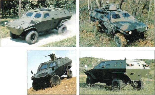 4x4 VEHICLES Above: Otokar Cobra APC without armament Right: Otokar Cobra APC with external 12.