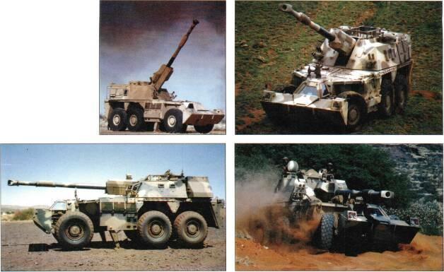 SELF-PROPELLED GUNS (WITH TURRETS) STATUS In service with Oman, South Africa and the United Arab Emirates.