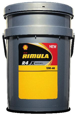 HEAVY DUTY DIESEL ENGINE OILS SHELL HEAVY DUTY DIESEL ENGINE OILS Shell Rimula R4 X 15W-40 Multigrade Heavy Duty Diesel Engine Oil Protective Power Shell Rimula R4 X contains a specially optimized