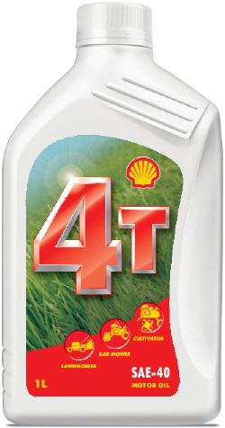 FARM EQUIPMENT OILS SHELL FARM EQUIPMENT OILS Shell 4T 30 Specially designed for 4 stroke lawn mowers and transmissions of 2 stroke motorcycles SAE 30.