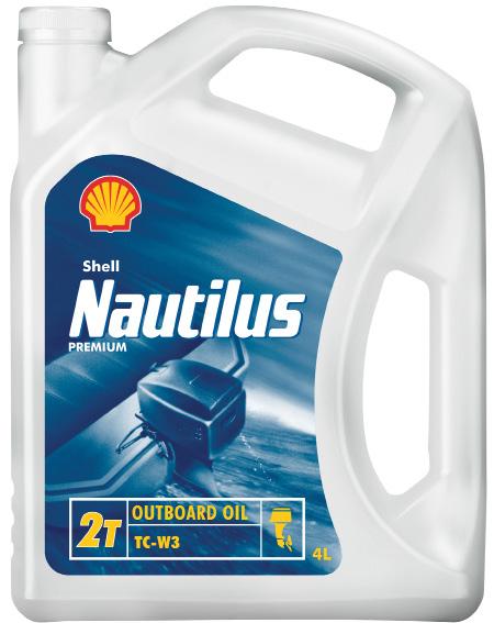 Shell Nautilus Premium Outboard Oil LEISURE MARINE OILS SHELL NAUTILUS OILS Two-stroke premium outboard oil Shell Nautilus Premium Outboard Oil is a high performance lubricant for the superior