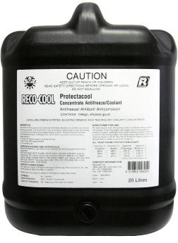 ENGINE COOLANTS ENGINE COOLANTS Reco-cool Protectacool Premium long life, fully formulated heavy duty ethylene glycol engine coolant (antifreeze) concentrate.