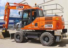 6 LYNCH PLANT GUIDE WHEELED EXCAVATORS Weight Width Height Dig Depth 9T 2330 2970 3895 15T 2500 3065 5030 16T 2500 3065 5020 19.3T 2540 3136 5725 22.