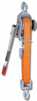 15 C Series wire rope and strap pullers 1,700 to 4,000 lb capacities Cable puller features 4:1 design factor for lifting, lowering, and pulling applications; meets ASME B30.