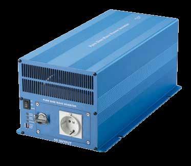 Pure Sine Wave Inverters COTEK SK SERIES 220 VAC Pure sine wave output (THD < 3%) Switch selectable output frequency: 50/60Hz Power save mode (700W models and higher) and output are fully isolated