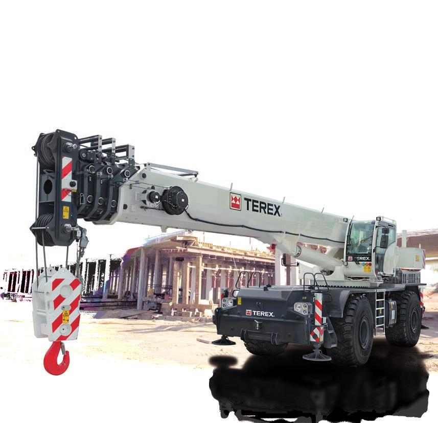 more reliable, efficient machine on your jobsites than a Terex crane.