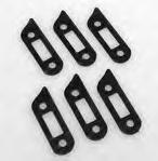 Tailgate & Bed Components 78-87 Bed Rail Tie Down Gaskets (6) 78-87 El Camino reproduction gaskets that fit behind the optional factory bed rail tie downs. DM20199 $19.