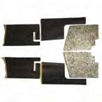 Trim Panels 78-87 Storage Compartment Side Wall Insulation Set 1978-1987 El Camino storage compartment side wall insulation set.
