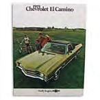 DIXIE RESTORATION DEPOT Order Toll Free: 877-243-4943 Literature Manuals 72 El Camino Owner's Manual 1972 El Camino owner's manual.