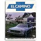 DB80109 $19.95 77 El Camino Owner's Manual 1977 El Camino owner's manual. DB80110 $19.95 DB80105 $14.