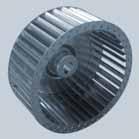 All models incorporate forward curved centrifugal impellers manufactured from galvanised sheet steel. Available, depending upon the model, with single or three phase motors in 2, 4 or 6 poles.