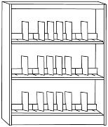 Laminate Shelving Picture Book Laminate Finish Catalog # Description (lbs) Shelving Units, Picture Book RP1 931 S00 $ 965 S/F Starter, laminate PB shelves, 12"D x 60-1/2"H 105 RP2 931 S00 $ 695 S/F