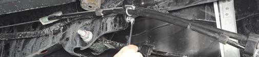 6. Install the brake line assembly to the