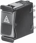 6HH 004 7502 Hazard flasher switch with prefitted 24V bulb Spare parts: W5/.2 bulb, 8GP 002 09524 0 24V.