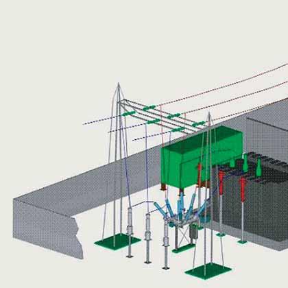 The principle is to use components for double BusBar system for a Single BusBar substation configuration.