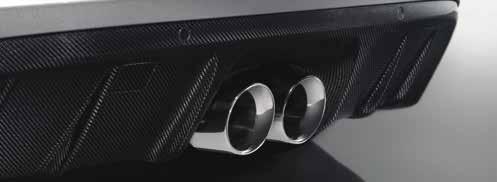 fits 2018 model year and newer) 12 CARBON FIBER FRONT SPLITTER BLADE KIT This sporty accessory highlights the dynamic capabilities of the F-TYPE while adding a touch of performance-inspired styling.