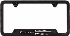 fiber license plate frame.