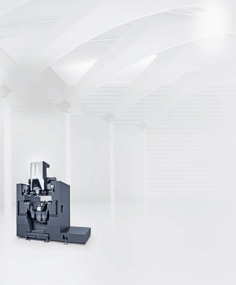 1 2 4 Highlights of the HSC 20 linear 3 + + 5-axis portal machine in gantry design with built-in NC