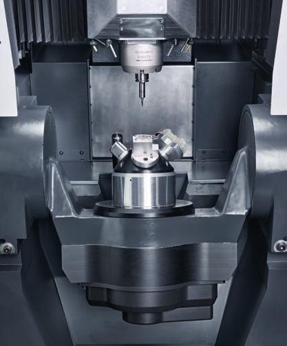 axes + + 42,000 rpm HSC spindle with active cooling and HSK-E32 as standard (optional: HSK-E40) + +