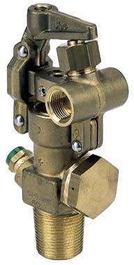 Manual pneumatic operated valves for fixed installations, CO2 and inert gases B B0430 Working pressure p max.