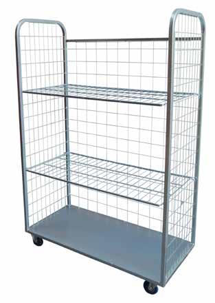 DEXTERS CAGE TROLLEY Huge carrying capability Welded steel construction Zinc plated finish Smooth and easy to manoeuvre with four swivel 4 precision