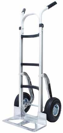1 2 3 1 FOLDING HAND CART - 90KG A handy folding hand truck Folds up easily in seconds to a flat profile Large bottom