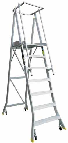 MULTI TIER TROLLEY ORDER PICKING LADDERS Dexters stock a large range of order picking ladders, ideal for high frequency stock picking