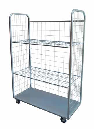 DEXTERS CAGE TROLLEY COLLAPSIBLE GOODS TROLLEY - 2 TIER Huge carrying capability Welded steel construction Zinc plated