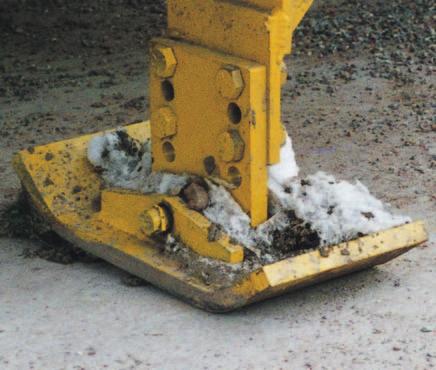 Tips on Use of a V Plow V plows are designed to dig into and lift packed snow. To prevent damage to the lift group do not hit a snow bank at high speed with the plow raised.