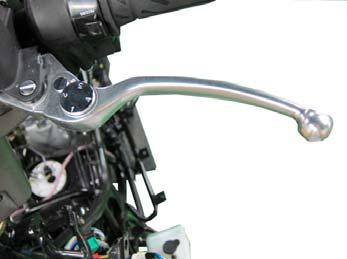 Tighten the bleeder valve before releasing the front brake lever. Pump the lever several times again and repeat the process.