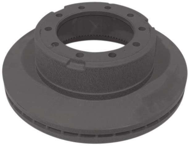 12. DISC BRAKE ROTOR REPLACEMENT (CONTINUED) Hat-Shaped Rotor 10003830 Service Kit Part Number 10030921 Rotor Minimum Thickness 1.32" (33.