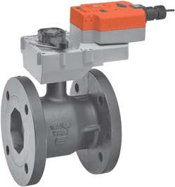Control Valve Product Range Characterized Control Valve (CCV) Product Range Valve Nominal Size 2-way Flanged Suitable Actuators C v Inches DN [mm] Valve Model Non- Spring Spring Electronic Fail-Safe