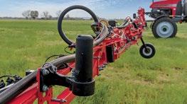 back on when leaving the applied area. AccuBoom can be utilized on Patriot sprayers equipped with the Case IH AFS Pro 7 color display or Viper 4 rate controller and a GPS system.